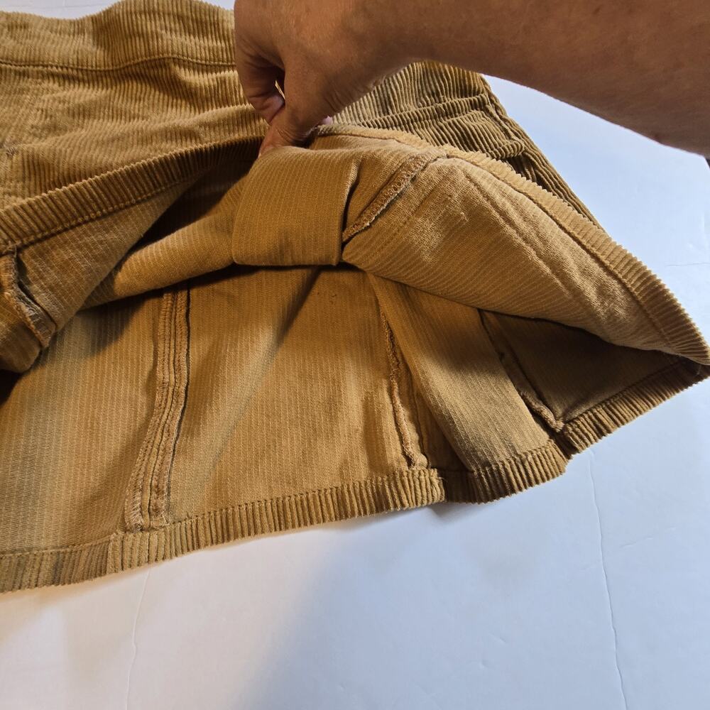 Wild Fable NWT Corduroy Mini Cargo Skirt Womens LG Tan Brown Academia Preppy - Picture 5 of 11